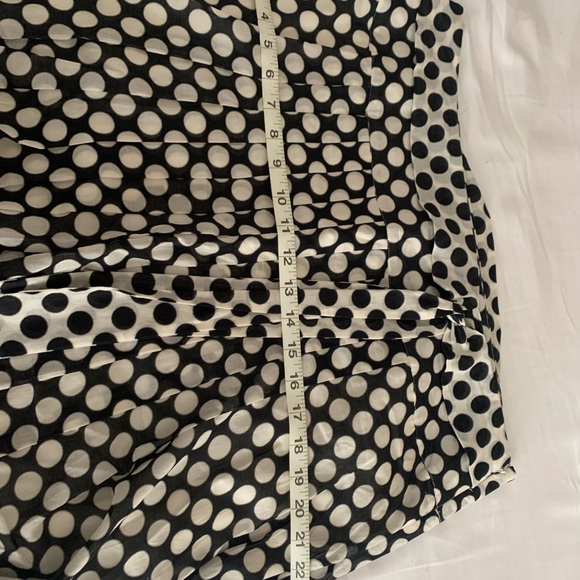 Womens pleated polka dot skirt from Alfani size 14 - Picture 6 of 9